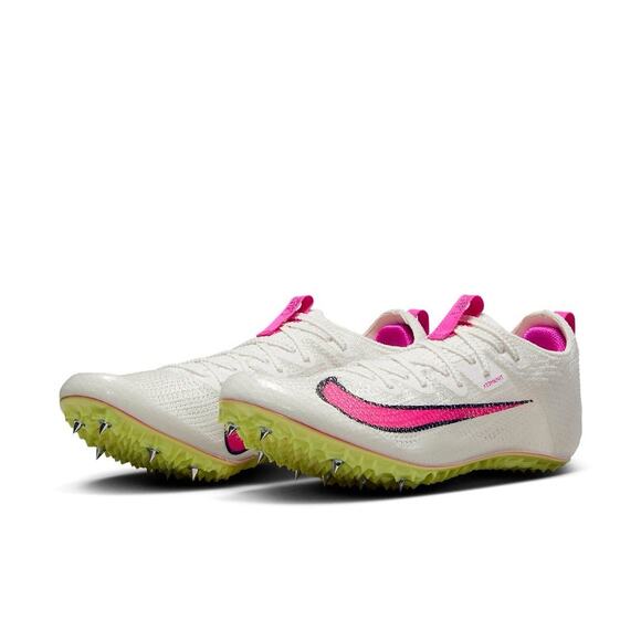 New Men’s 10 Nike Zoom SuperFly Elite 2 Sail Pink Track Spikes CD4382-101 - Picture 1 of 7